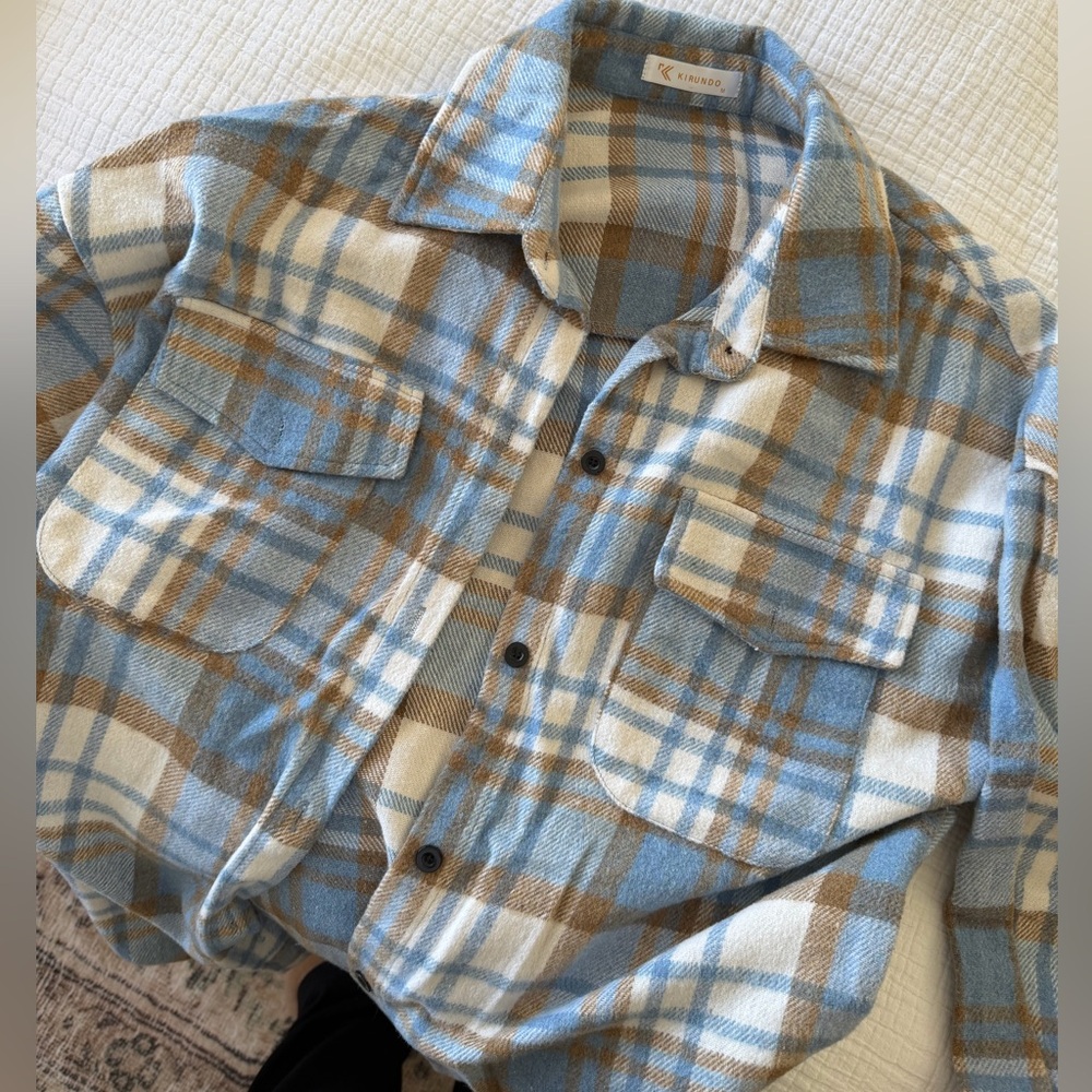 Kirundo Light Blue Shacket